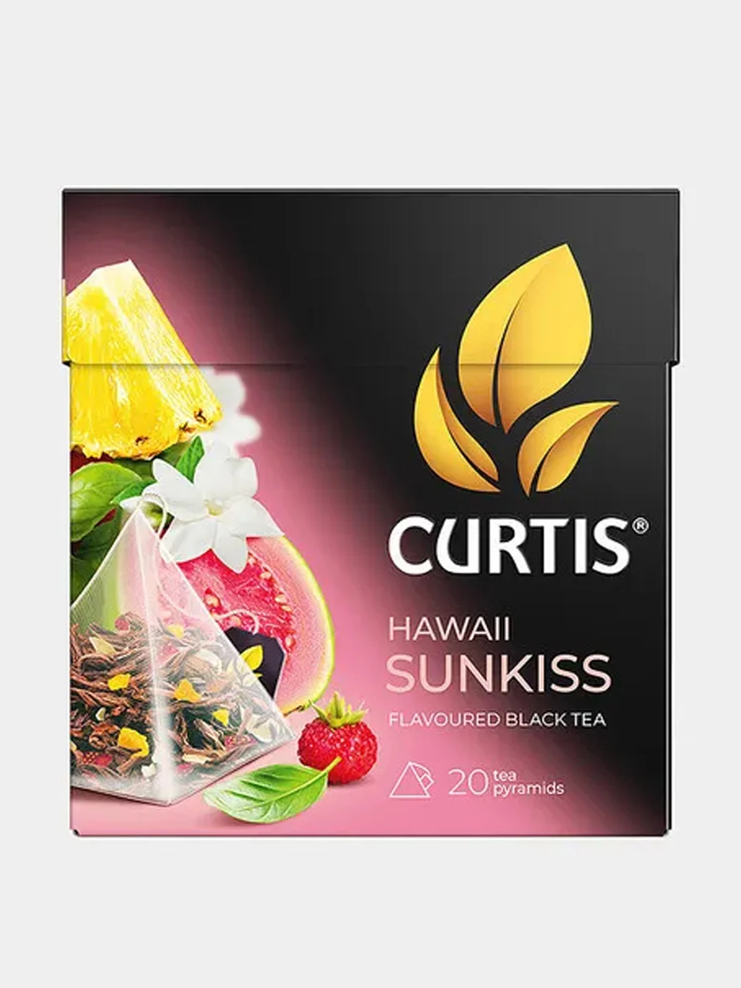 Чай черный CURTIS Hawaii Sunkiss, с ароматом гуавы, 20 пирамидок