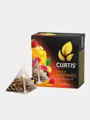 Чай черный CURTIS Mango&berries, с цедрой апельсина, манго и малиной, 20 пирамидок