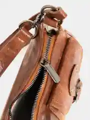 Сумка в светло - коричневом оттенке из экокожи "Vintage"