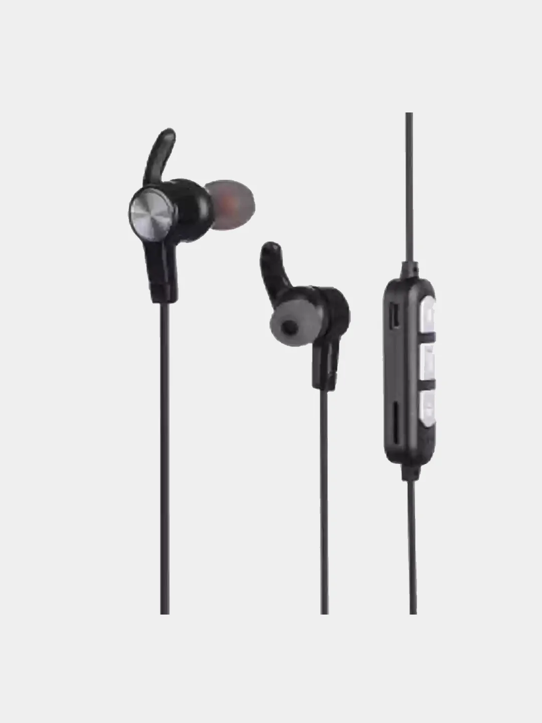 Черный bluetooth наушники Yookie K329
