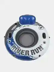 Синий надувной круг-кресло 135см "River Run 1" с ручками, до 100кг