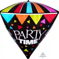 Шар фольгированный на день рождения 3D-сфера "Party", 38 см * 43 см