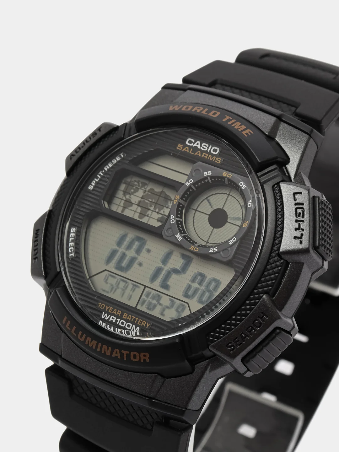 Черный часы электронные CASIO AE-1000