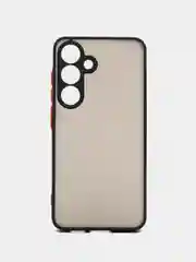 Черный чехол для Samsung Galaxy S24Ultra/S23Ultra/S23/S23 Plus/S24/S24 Plus/A15/A25/A35/A55