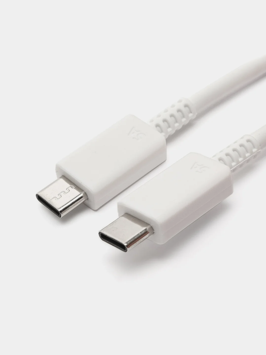 Белый кабель USB Type-C - Type-C/5A