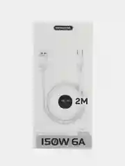 Кабель  SENDEM -150w, 6А, 2M, для быстрой зарядки и передачи данных