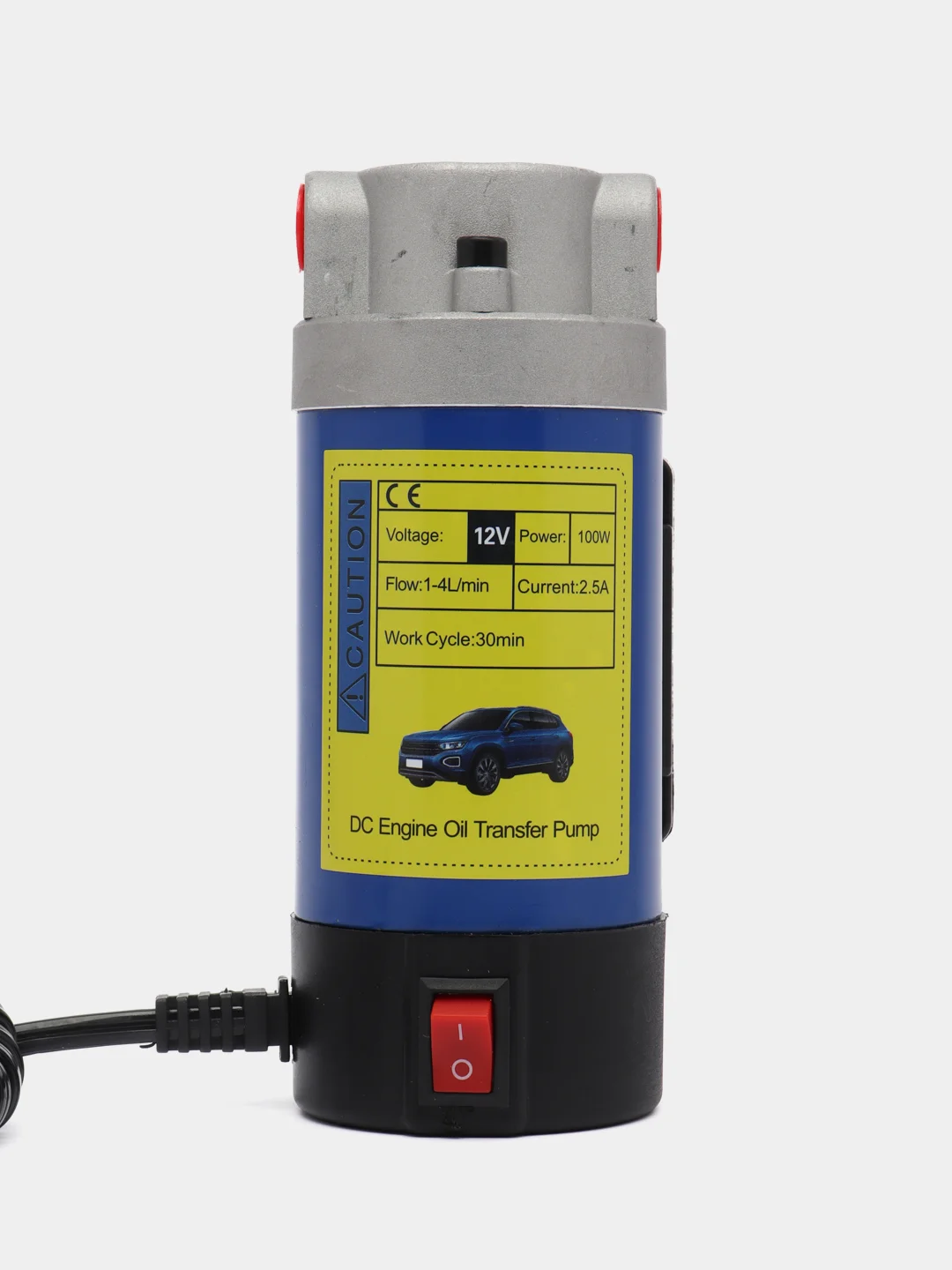 Насос для откачки масла через щуп 12V, 100Вт, для тосола, охлаждающей, негорючих жидкостей