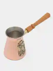 Турка для кофе "Охотничья - Лось" медная с лужением, 300 мл