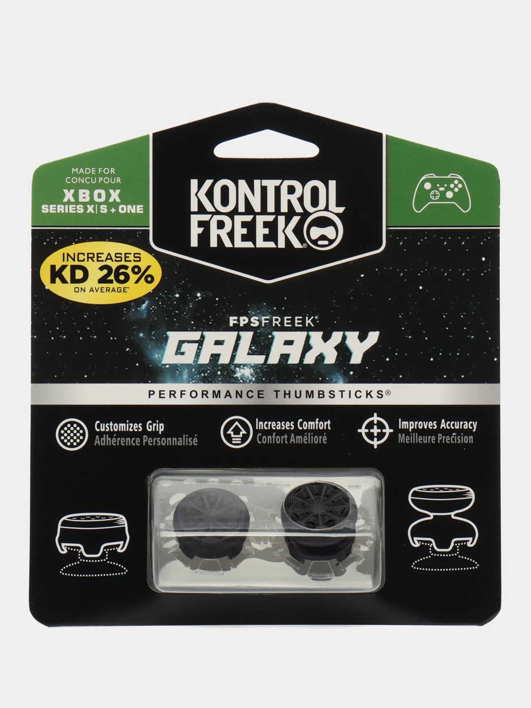 Угольный накладки на стики KontrolFreek XBOX ONE / SERIES