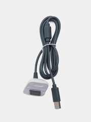 Зарядный кабель для геймпада Xbox 360 (Play and Charge) белый