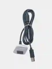 Зарядный кабель для геймпада Xbox 360 (Play and Charge) белый
