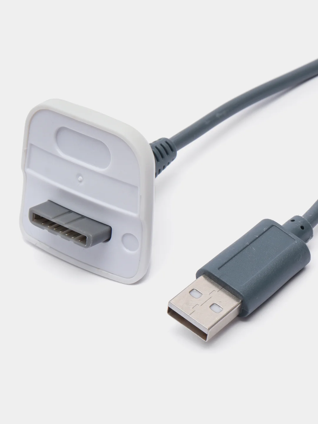 Зарядный кабель для геймпада Xbox 360 (Play and Charge) белый