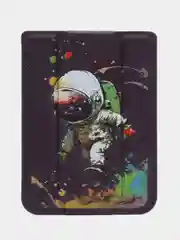 Зеленый картхолдер на телефон самоклеящийся (фиолетовый)
