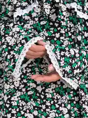 Ледяной платье женское с рюшами и воланами