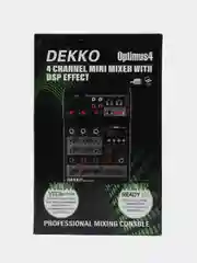 Микшерный пульт DEKKO F4A 4-канальный