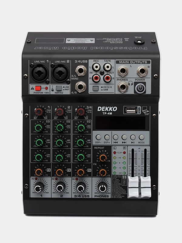 Микшерный пульт DEKKO TP-4M