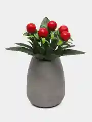 Искусственные цветы, ягодки, высота 17 см
