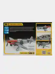 Зелёный хаки сборная модель Советский самолет "Як-3" масштаб 1:48 КИТ пластик