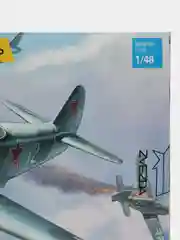 Зелёный хаки сборная модель Советский самолет "Як-3" масштаб 1:48 КИТ пластик