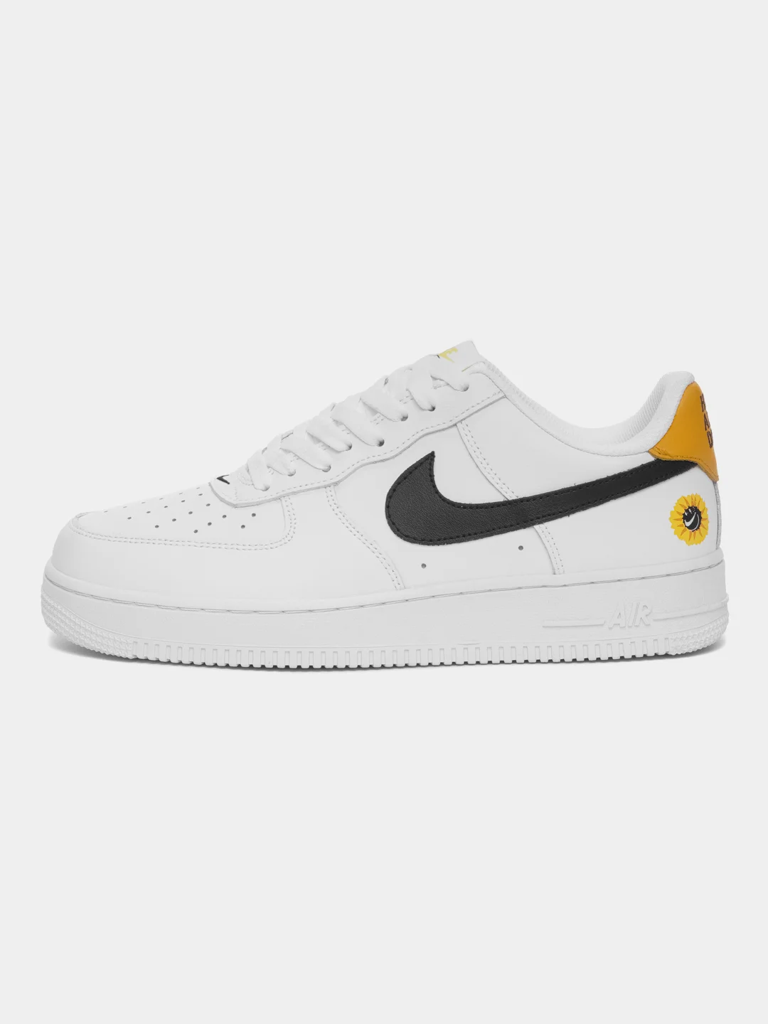 Желтый кроссовки мужские, с логотипом Nike Air Force 1 low