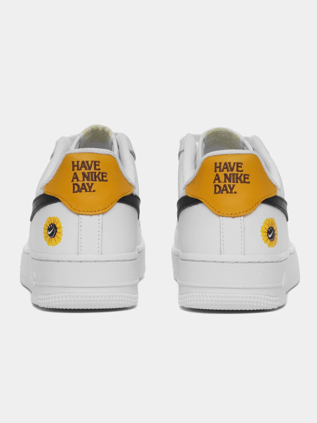 Желтый кроссовки мужские, с логотипом Nike Air Force 1 low