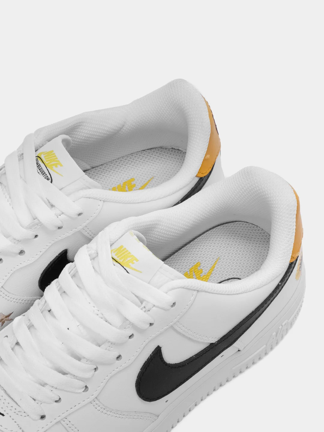 Желтый кроссовки мужские, с логотипом Nike Air Force 1 low