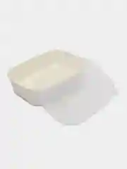 Белый контейнер для еды, ланч-бокс, коробка для продуктов, 2 шт