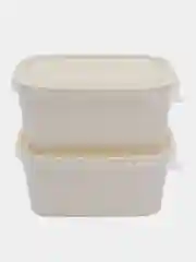 Молочный контейнер для еды, ланч-бокс, коробка для продуктов, 2 шт