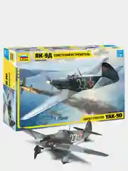Черный сборная модель Советский истребитель Як-9Д и Як-9Т масштаб 1:48 КИТ, пластик