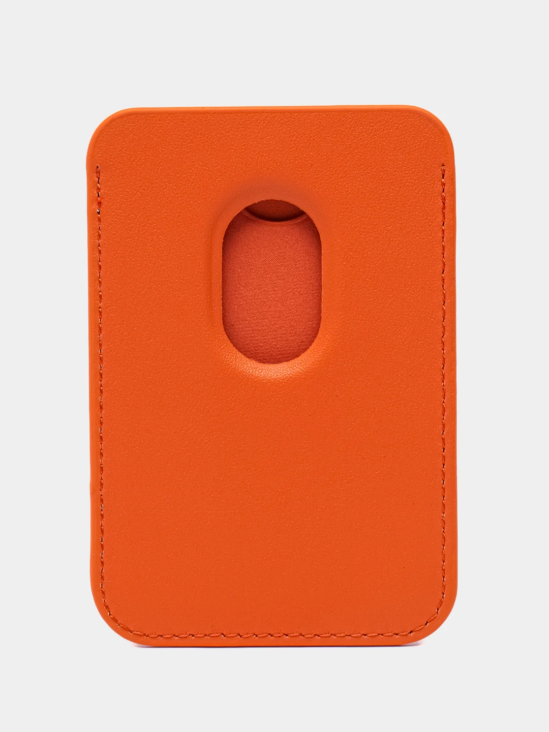 Горчичный картхолдер на iPhone, с поддержкой MagSafe Leather Wallet с подставкой