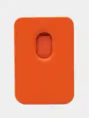Горчичный картхолдер на iPhone, с поддержкой MagSafe Leather Wallet с подставкой