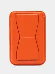 Горчичный картхолдер на iPhone, с поддержкой MagSafe Leather Wallet с подставкой