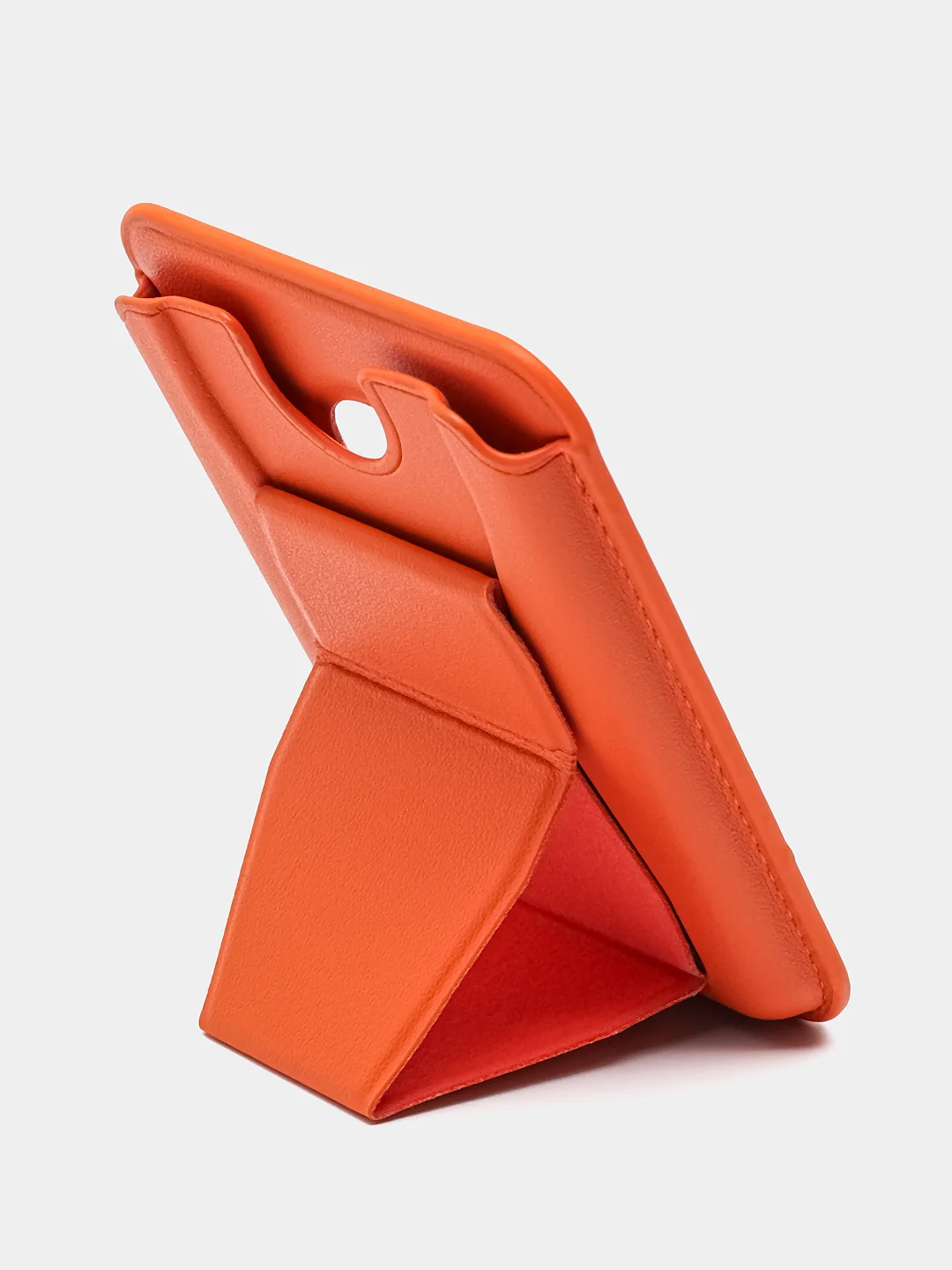 Горчичный картхолдер на iPhone, с поддержкой MagSafe Leather Wallet с подставкой