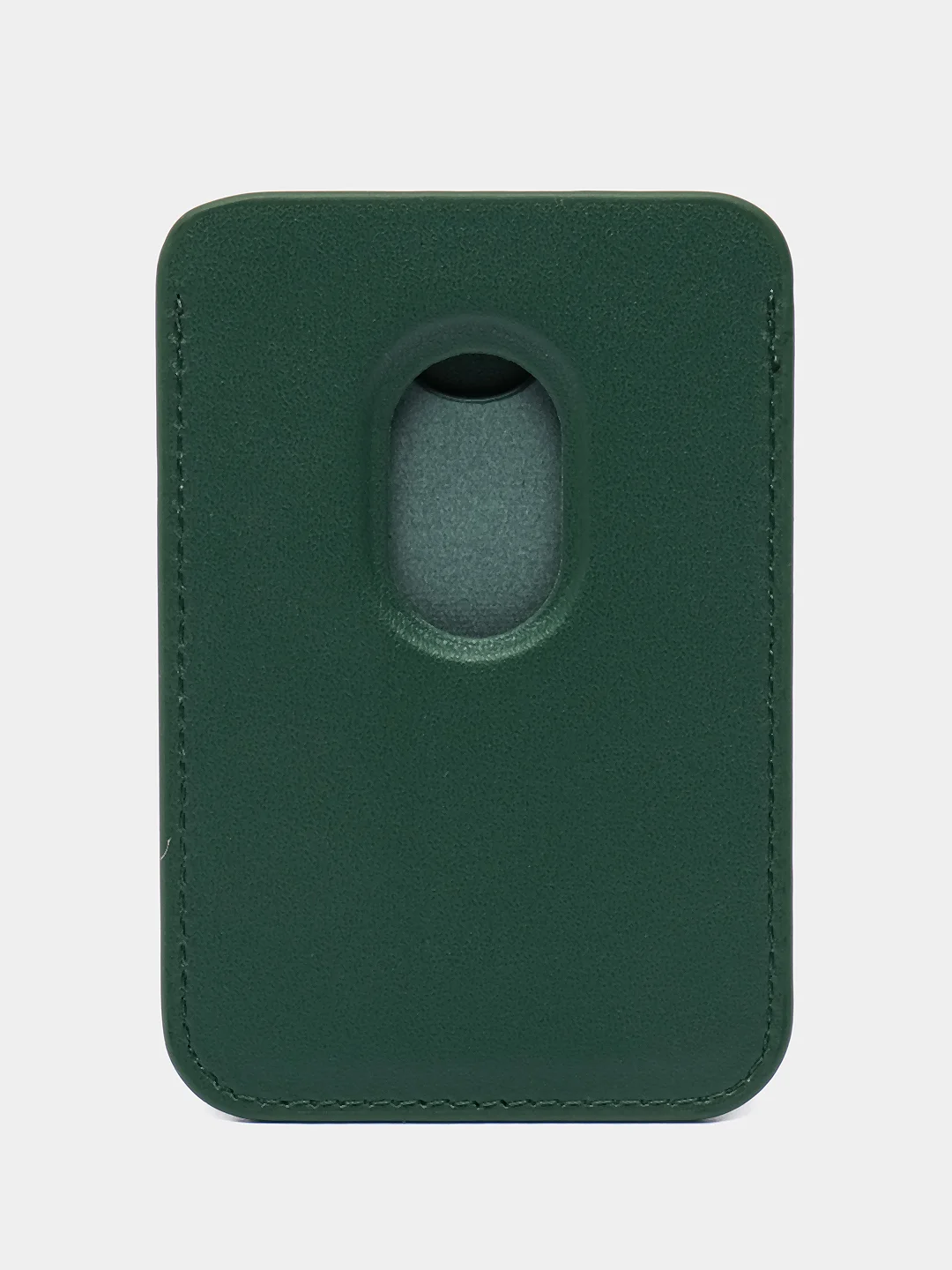 Зеленый картхолдер на iPhone, с поддержкой MagSafe Leather Wallet с подставкой