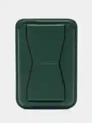 Зеленый картхолдер на iPhone, с поддержкой MagSafe Leather Wallet с подставкой