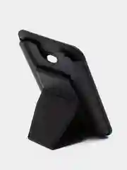 Черный картхолдер на iPhone, с поддержкой MagSafe Leather Wallet с подставкой