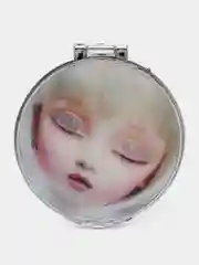 Зеркало карманное, складное,косметическое,двойное