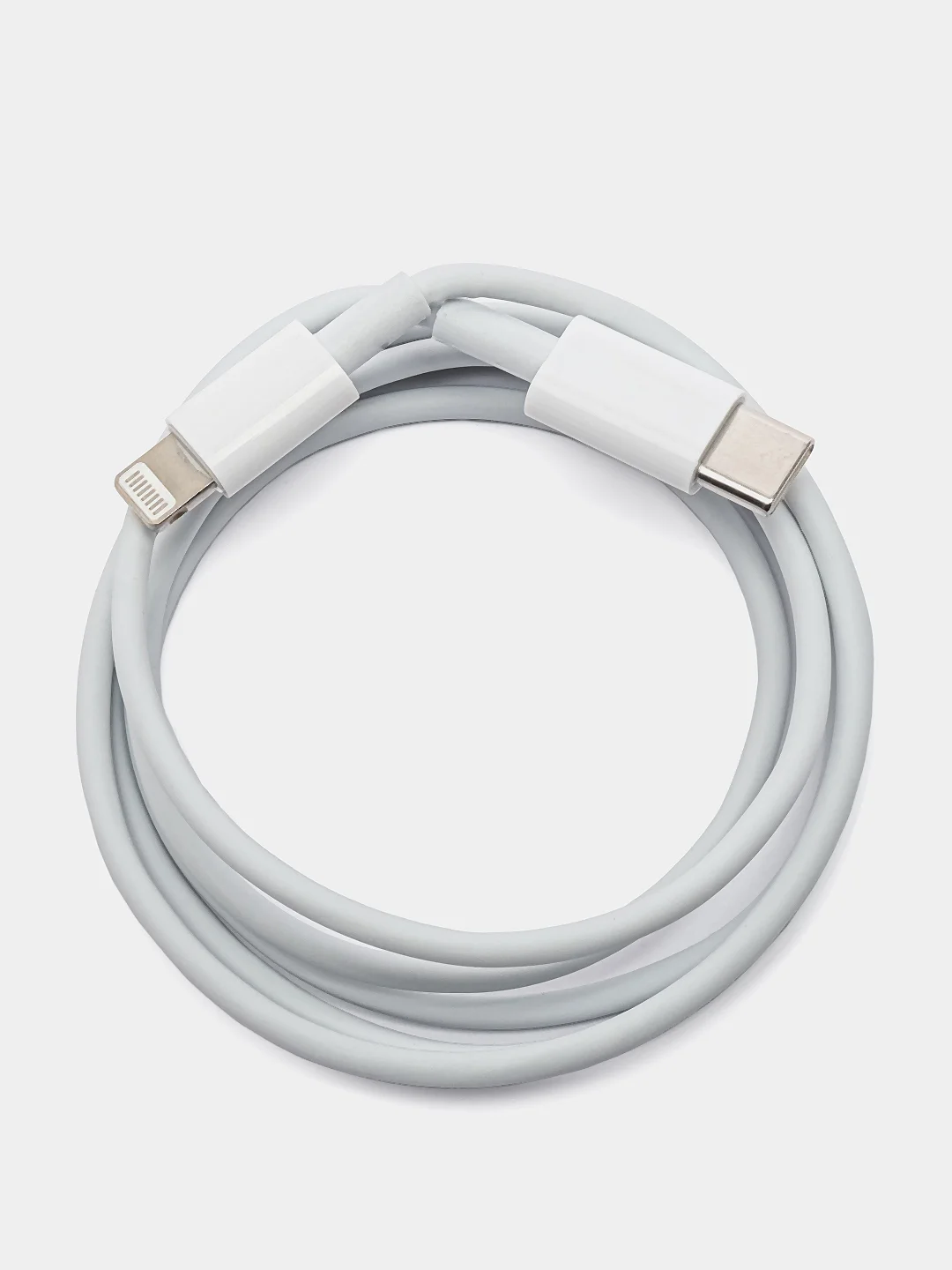 Белый кабель зарядный для iPhone, с поддержкой быстрой зарядки, Type-C - Lightning