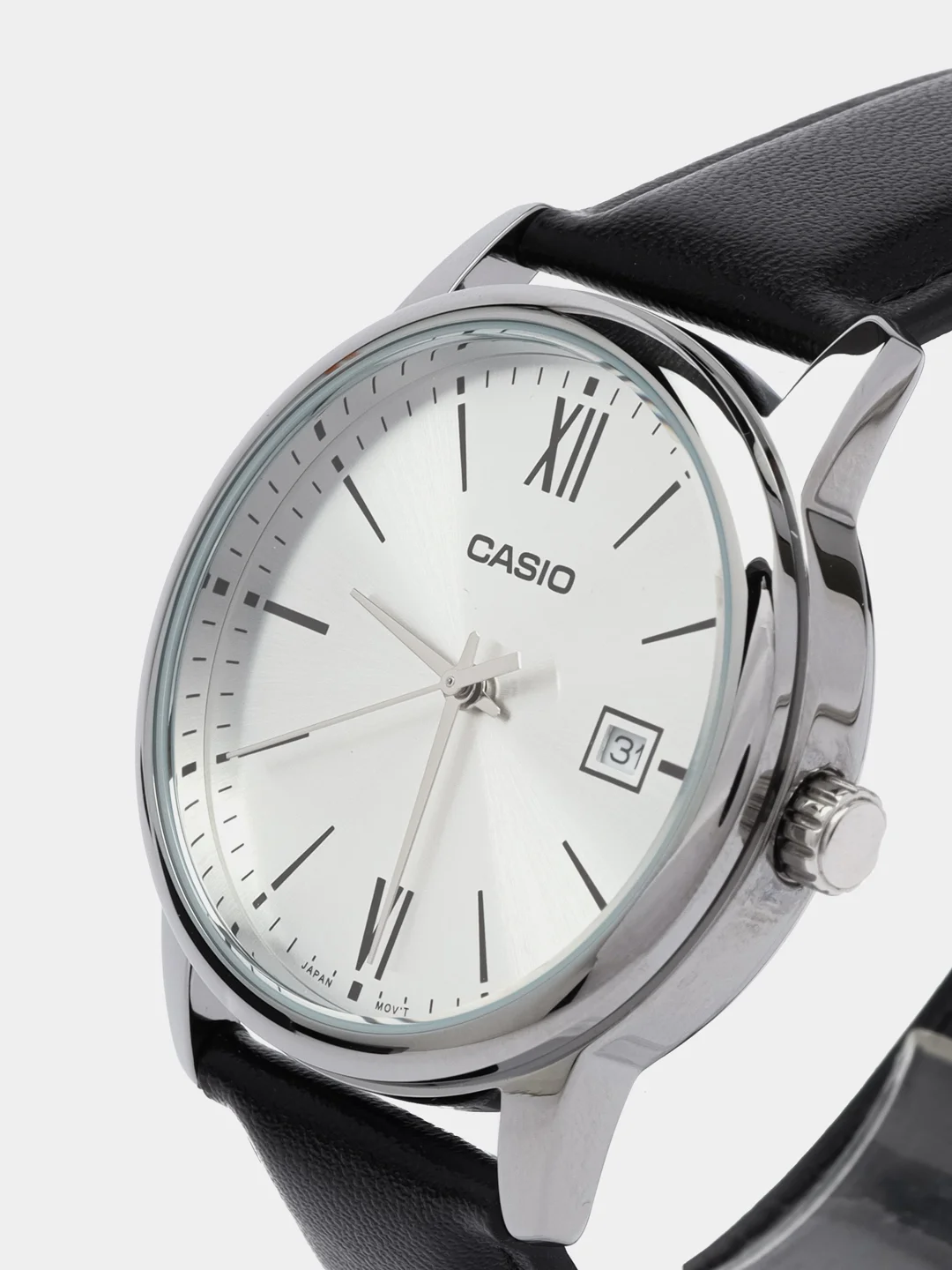 Серебряный часы CASIO MTP-V002