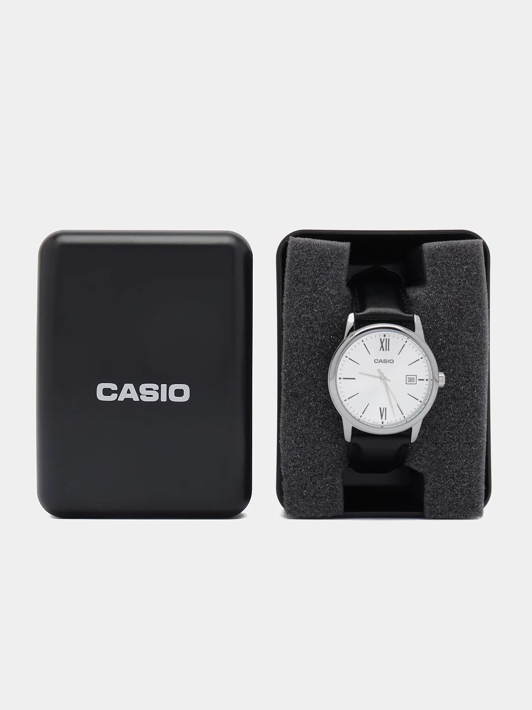 Серебряный часы CASIO MTP-V002