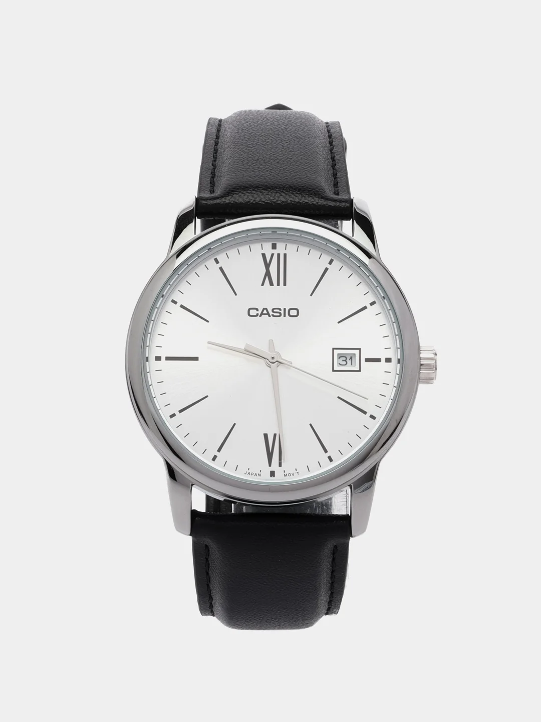 Серебряный часы CASIO MTP-V002