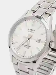 Серебряный часы CASIO MTS-100