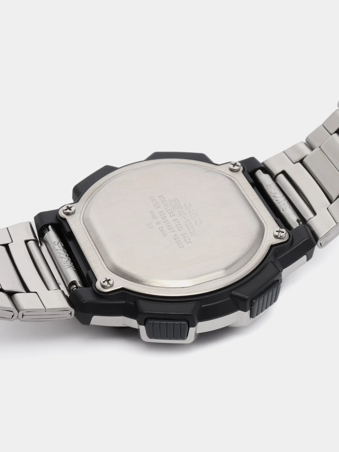 Серебряный часы электронные CASIO AE-1000