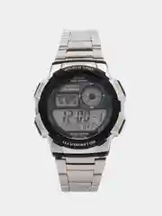 Серебряный часы электронные CASIO AE-1000