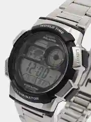 Серебряный часы электронные CASIO AE-1000
