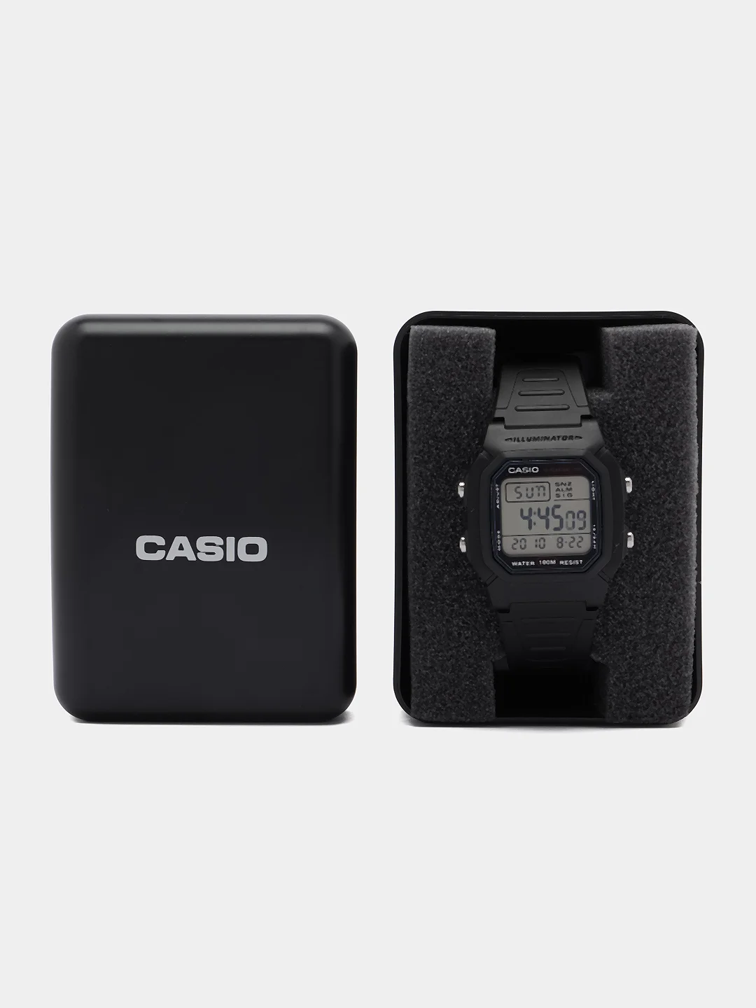 Черный часы электронные CASIO W-800H-1A