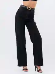 Угольный женские джинсы широкие wide leg трубы палаццо