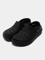 Черный сабо унисекс Leo Crocodile