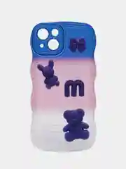 Конфетный iphone 13, Айфон 13 чехол матовый с объёмный с принтом для iPhone 13