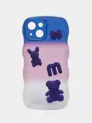 Зелёный хаки apple iPhone 15, Айфон 15 чехол матовый с обьемный с принтом для iPhone 15